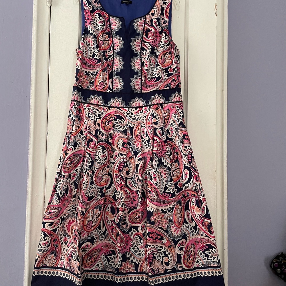 Paisley Print Dress